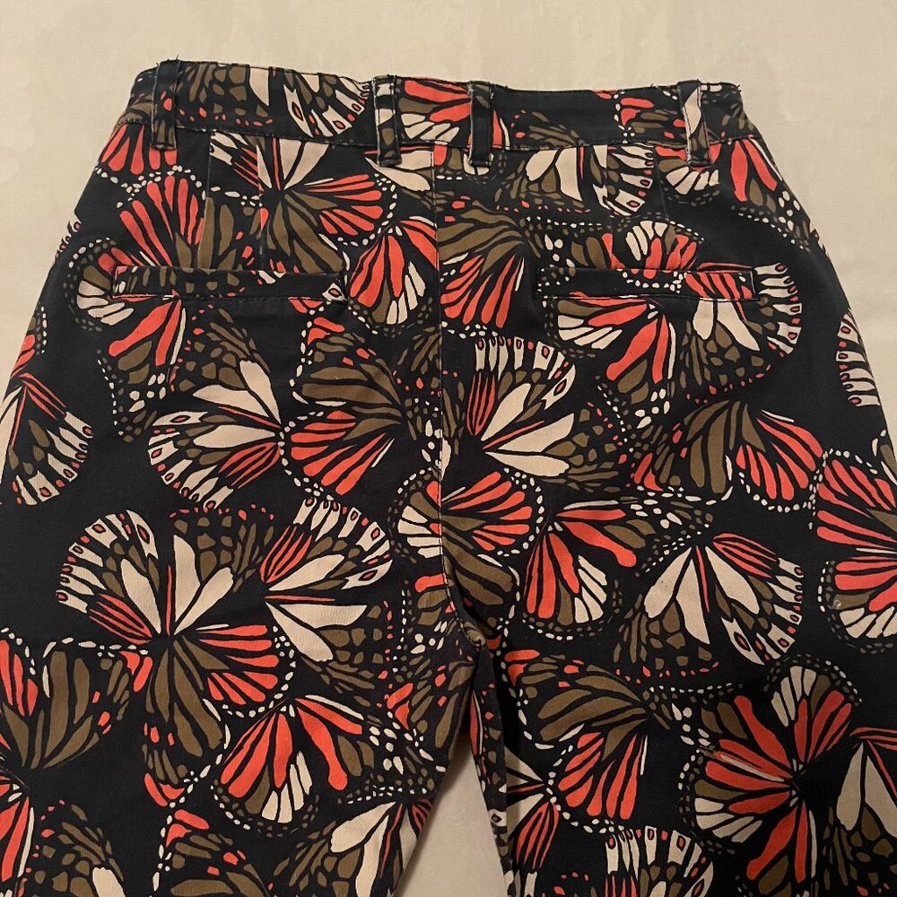 Modcloth Legendary Lifestyle Butterfly Print Slim Straight Pants - Picture 4 of 4